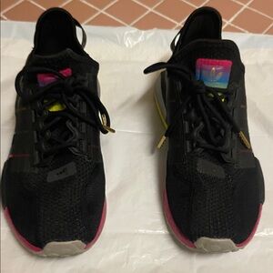 adidas Black and Pink Women's Sneakers